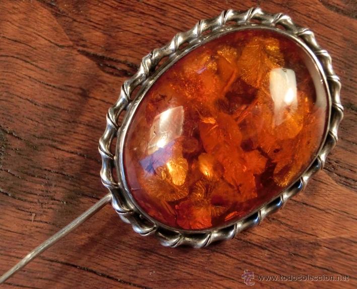 Joyeria: PRECIOSO BROCHE. COLOR AMBAR. - Foto 3