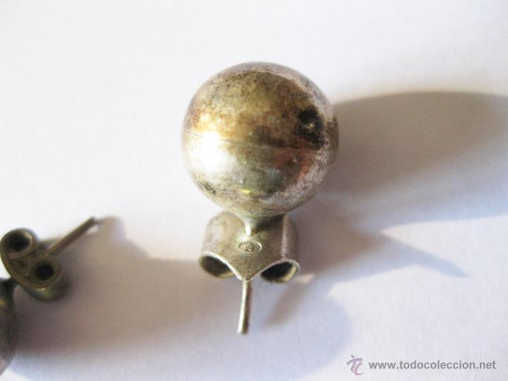 Joyeria: PAREJA DE PENDIENTES DE PLATA - CONTRASTE DE ESTRELLA - Foto 2