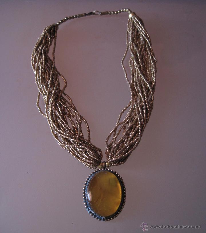 Joyeria: BONITO COLLAR CON COLGANTE DE AMBAR - Foto 1
