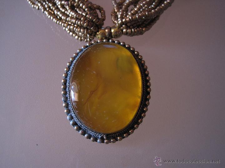 Joyeria: BONITO COLLAR CON COLGANTE DE AMBAR - Foto 2