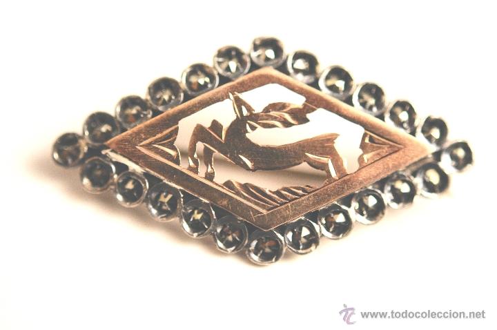 Joyeria: BROCHE DORADO CON PEDRERIA - Foto 1