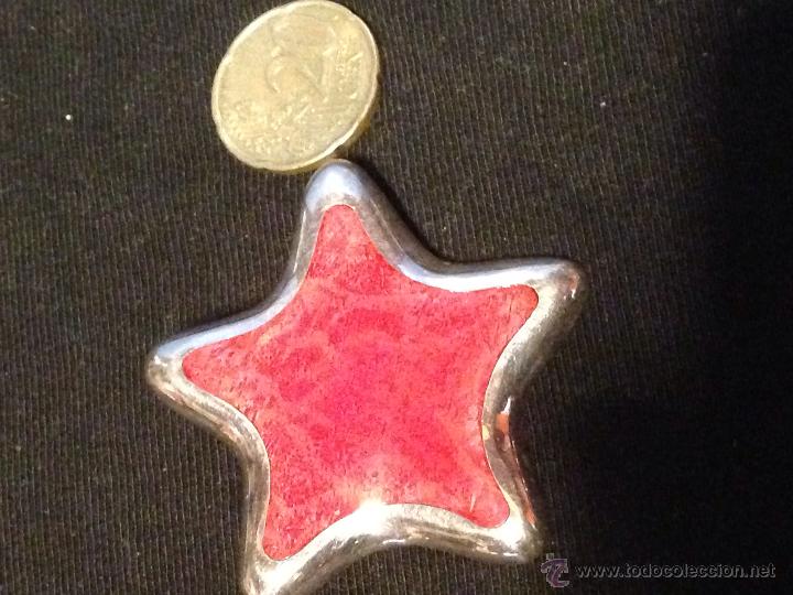 Joyeria: Colgante de plata de ley 925 y coral