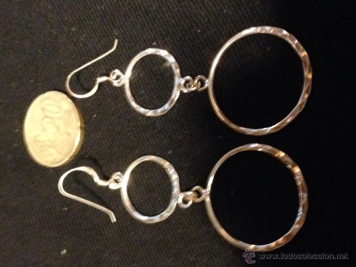 Joyeria: Pendientes de plata de ley 925