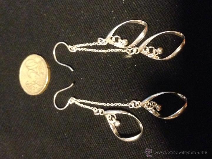 Joaillerie: Pendientes de plata de ley 925
