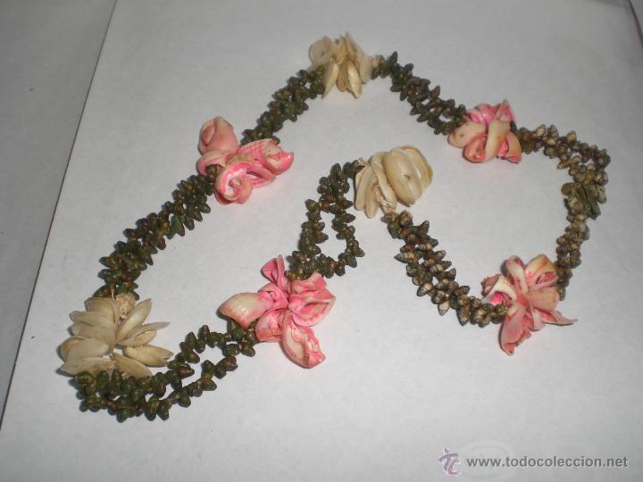 Joyeria: Bonito Collar Antiguo. Hecho a mano. Cierre de Bronce. - Foto 4