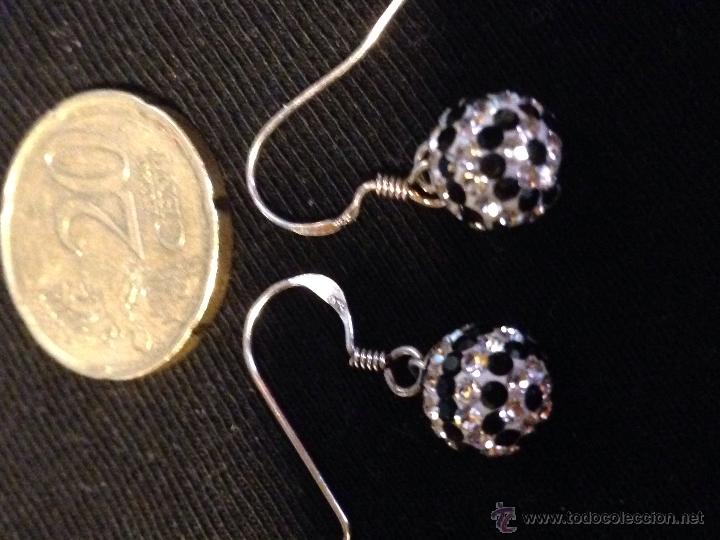 Schmuck: Pendientes de plata de ley 925 y cristal de swarovsky
