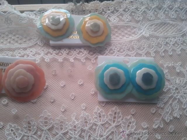 Joaillerie: 3 PENDIENTES FASHION DE COLORES