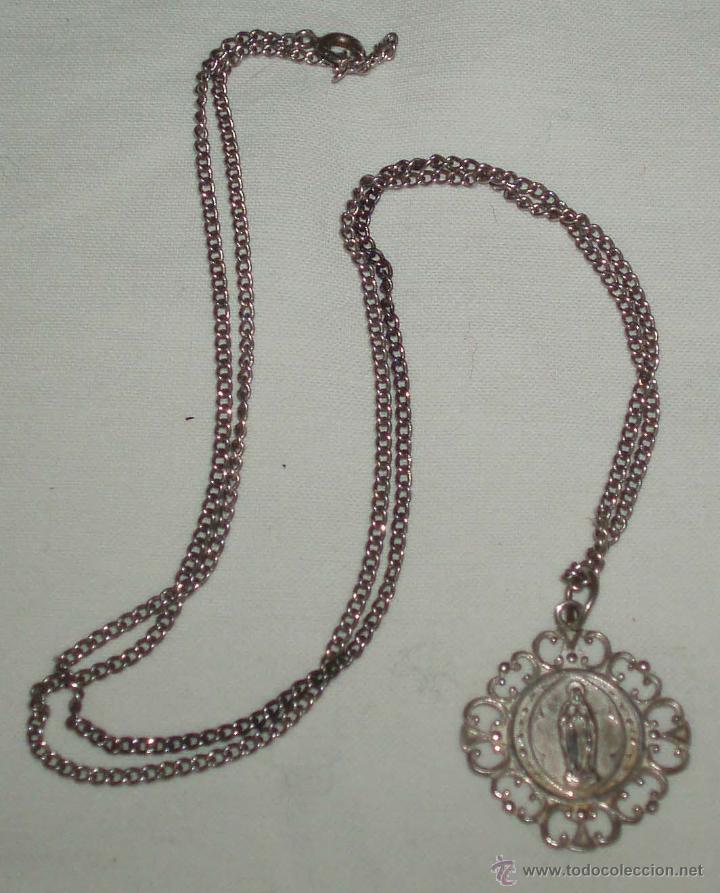 Joyeria: medalla y cadena de plata - Foto 1