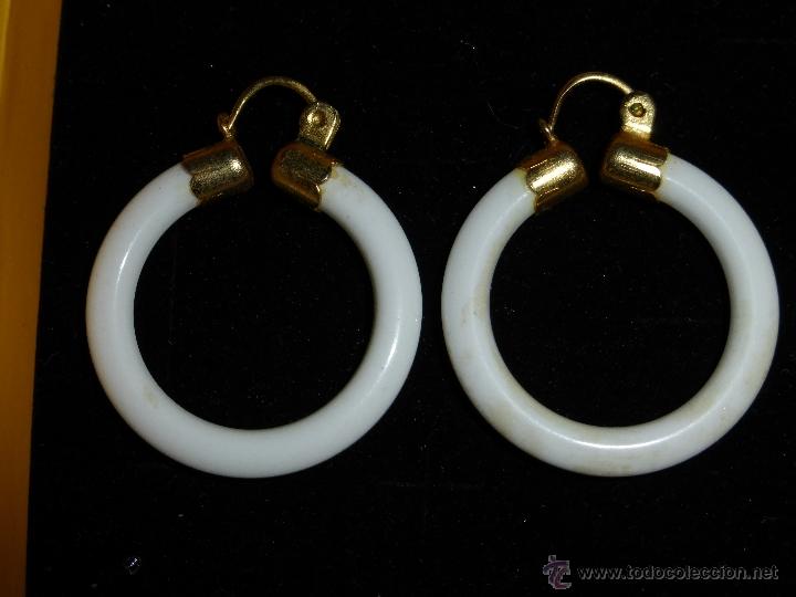 Schmuck: PENDIENTES DE ARO DE LOS A&Ntilde;OS 80