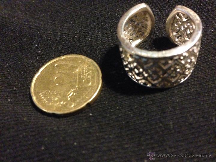 Schmuck: Anillo de plata de ley 925.talla &uacute;nica.se abre
