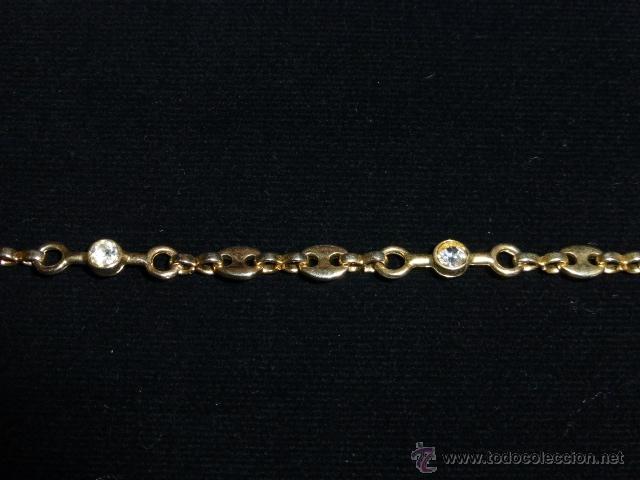 Joyeria: PULSERA VINTAGE CON PEDRERIA BA&Ntilde;ADA EN ORO