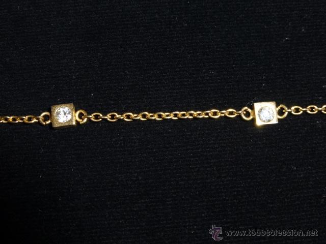 Joyeria: PULSERA VINTAGE BA&Ntilde;ADA EN ORO CON PEDRERIA