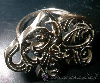Joyeria: sortija de plata de ley con dise&ntilde;o elefante - Foto 1