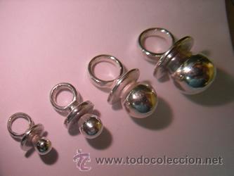 Joyeria: chupetes de plata - varios tama&ntilde;os - Foto 1