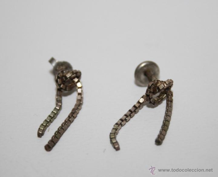 Joyeria: JOY114 PAREJA DE PENDIENTES EN PLATA - LARGO 1 CM - A&Ntilde;OS 70