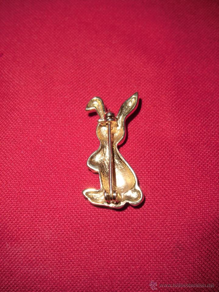 Joyeria: BROCHE DORADO EN FORMA DE CONEJO - Foto 2