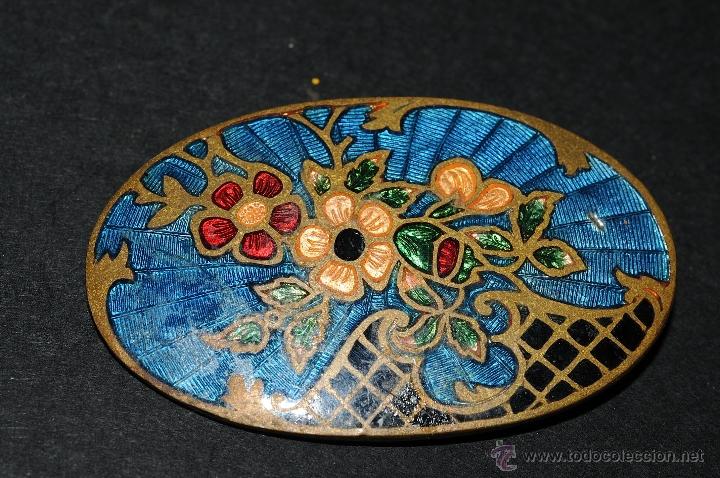 Joyeria: BROCHE ESMALTADO CON DECORACION FLORAL - Foto 1