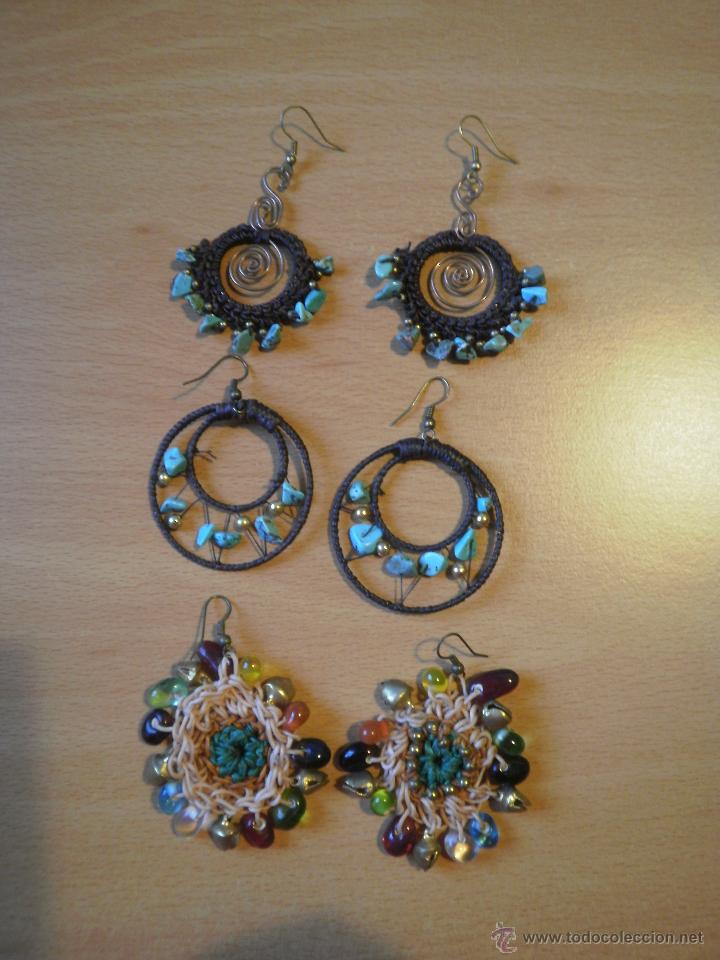 Joyeria: Lote de tres pendientes - Foto 1