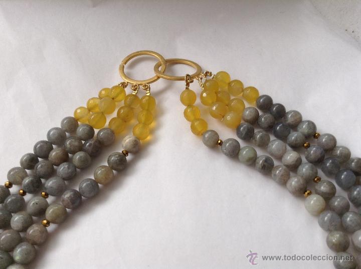 Joyeria: Collar vintage en cuarzo gris - Foto 4
