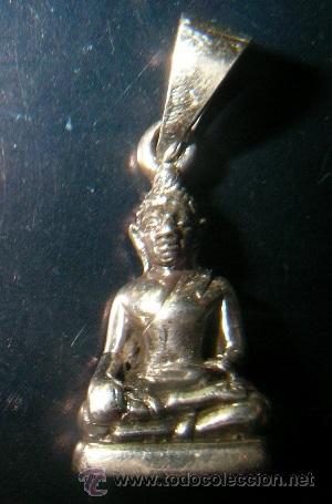 Joyeria: colgante Buda plata de ley macizo - 18x10mm - Foto 1