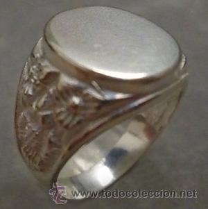 Joyeria: sello de plata de ley macizo - Foto 1