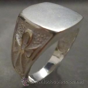 Joyeria: sello de plata de ley macizo - Foto 1