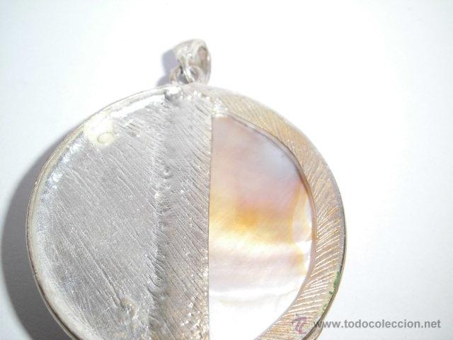 Joyeria: BONITO COLGANTE PLATEADO Y NACAR - Foto 5