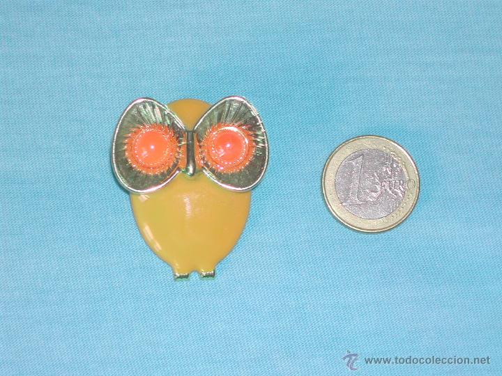 Joyeria: Broche de Metal con forma de Buho. - Foto 1