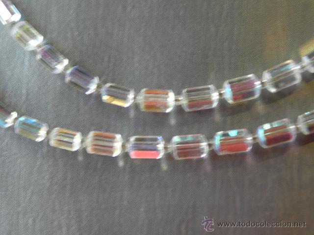 Joyeria: Collar vintage de cuentas de cristal - Foto 2
