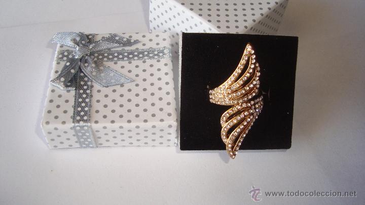 Joyeria: precioso anillo chapado en oro, con circonitas - Foto 1