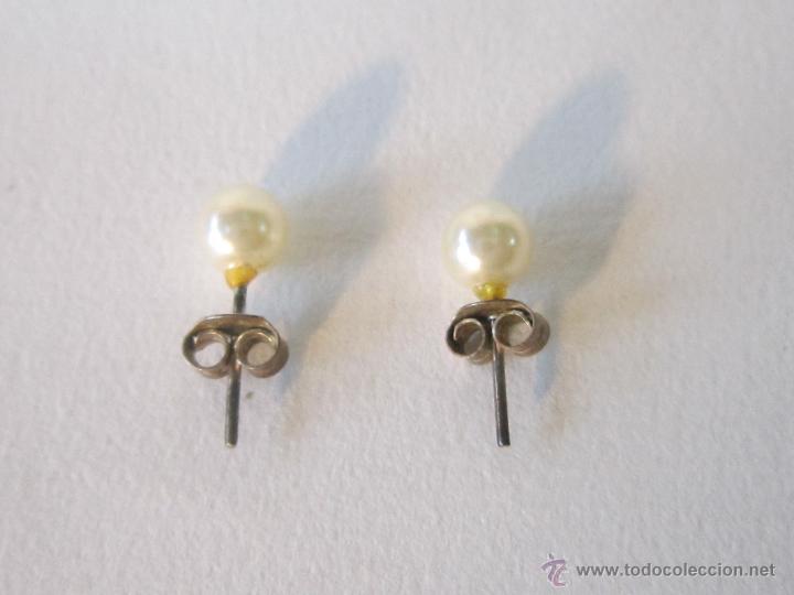 Joyeria: pendientes de avon con perlas BLANCAS - Foto 2