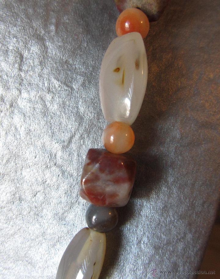 Joyeria: collar de cuentas de &aacute;gata de diversas tonalidades - Foto 4