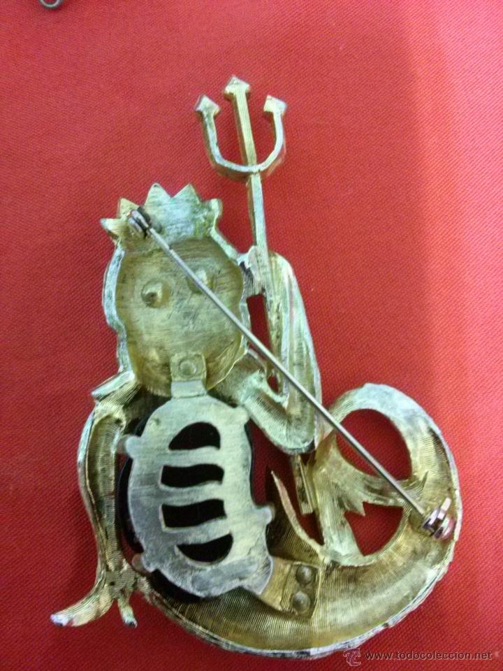 Joyeria: ANTIGUO BROCHE NEPTUNO - Foto 2