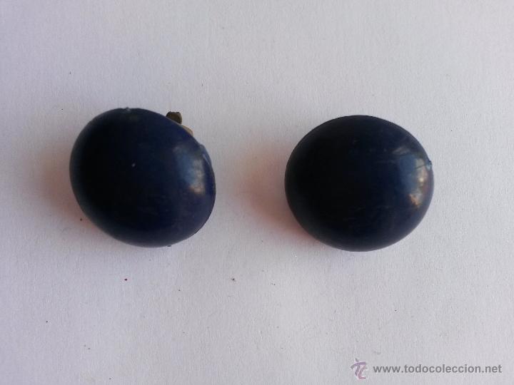 Joyeria: Pendientes vintage a&ntilde;os 60 de op-art sin uso sacados del papel