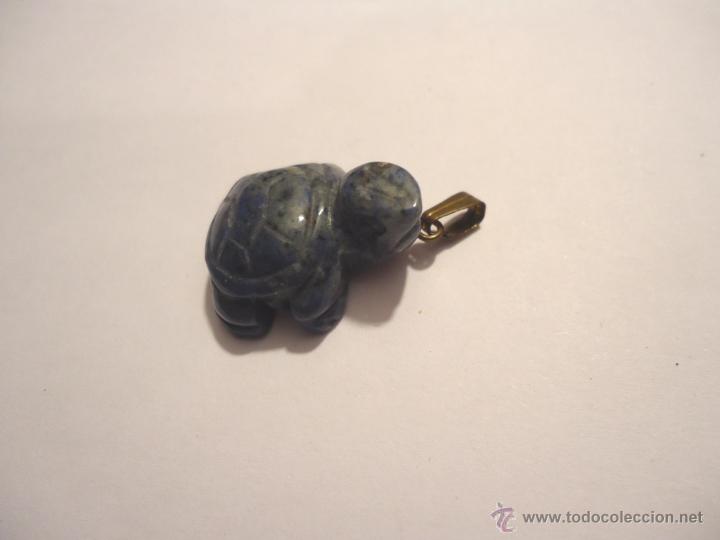 Joyeria: COLGANTE TORTUGA TURTLE PIEDRAS PRECIOSAS ENGANCHE PLATA DE LEY BA&Ntilde;ADO EN ORO 18 KT