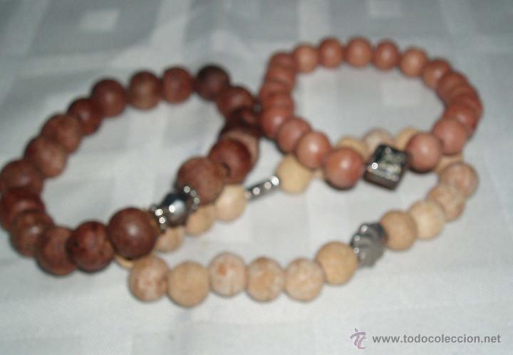 Joyeria: tres pulseras de madera - Foto 1