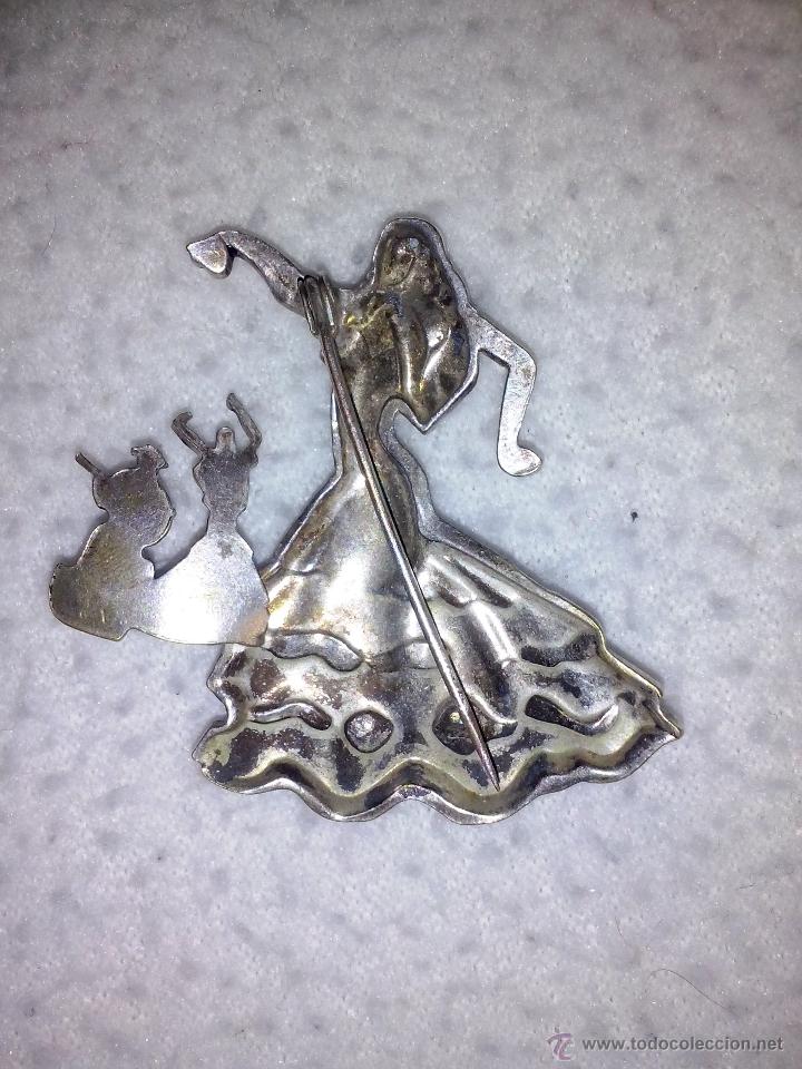 Joyeria: antiguo broche gitana - Foto 2