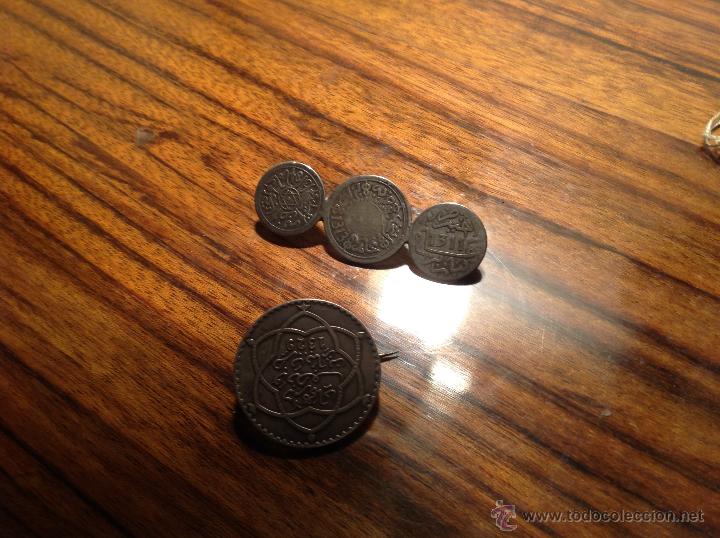 Joyeria: DOS BROCHES MONEDAS ORIENTAL - Foto 4