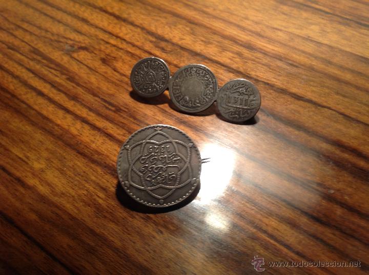 Joyeria: DOS BROCHES MONEDAS ORIENTAL - Foto 5