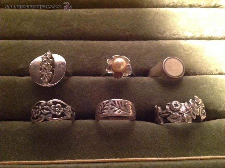 Joyeria: seis anillos de plata - Foto 1