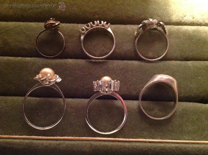 Joyeria: seis anillos de plata - Foto 5