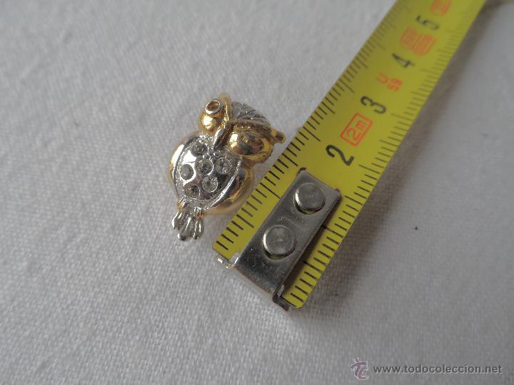 Joyeria: broche buho dorado con piedras - Foto 3