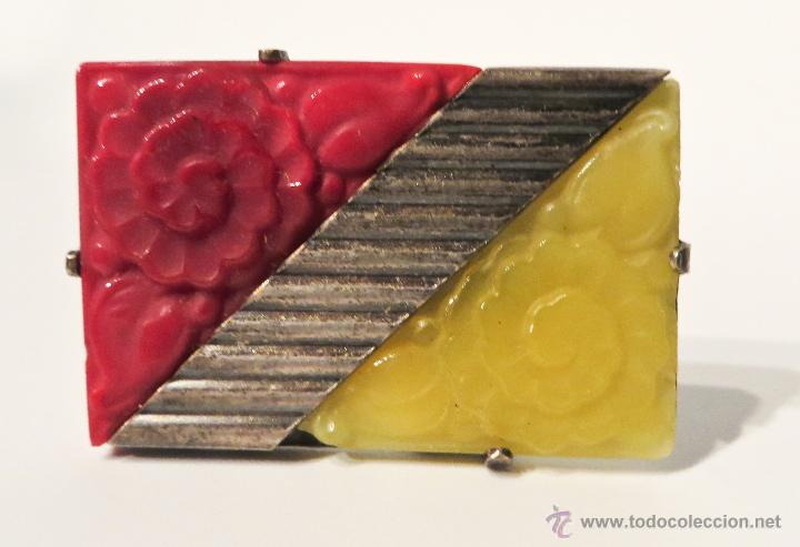 Joyeria: PASTA DE VIDRIO ART DECO para broche - Foto 1