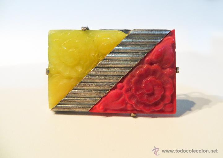 Joyeria: PASTA DE VIDRIO ART DECO para broche - Foto 3