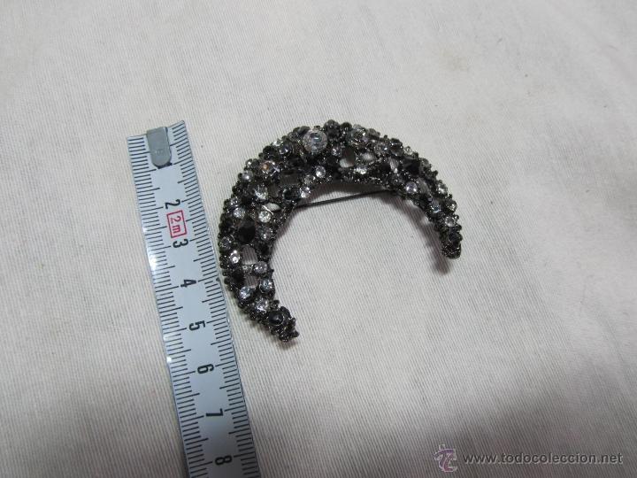 Joyeria: Broche en forma de luna con pedrer&iacute;a - Foto 6