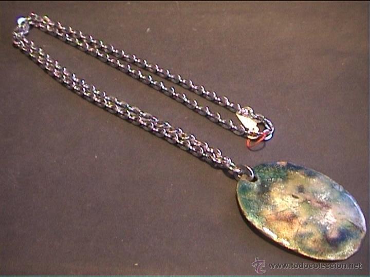 Joyeria: COLLAR ESMALTE CADENA PLATEADA 47CM - Foto 1