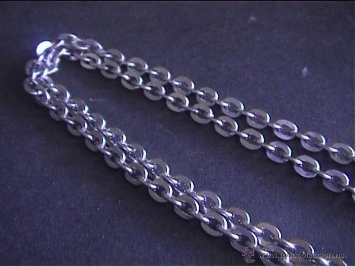 Joyeria: COLLAR ESMALTE CADENA PLATEADA 47CM - Foto 3