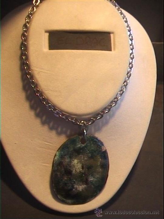 Joyeria: COLLAR ESMALTE CADENA PLATEADA 47CM - Foto 5