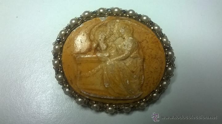 Joyeria: BROCHE DE SE&Ntilde;ORA CON CAMAFEO, A&Ntilde;OS 30-40 - Foto 1