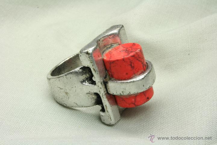 Joyeria: Anillo de metal hecho a mano. - Foto 1